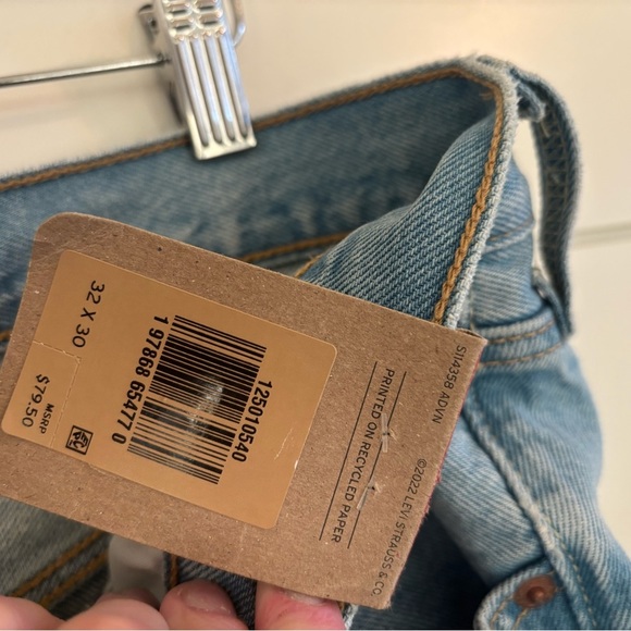 Levi’s 501 Original-Fit Straight-Leg Jeans NWT - Picture 3 of 4